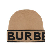 Burberry Gorro com padronagem de logo - Neutro