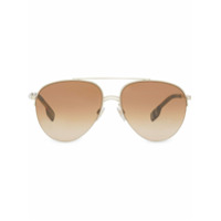 Burberry Óculos de sol aviador - Marrom