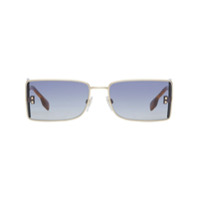 Burberry Óculos de sol retangular - Azul