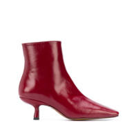 BY FAR Lange ankle boots - Vermelho