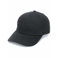 Calvin Klein Boné com logo bordado - Preto