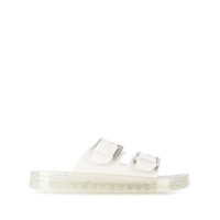 Calvin Klein Sandália com fivela - Branco