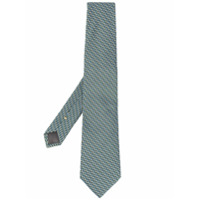 Canali geometric print tie - Verde