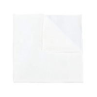 Canali Lenço quadrado em algodão - Branco