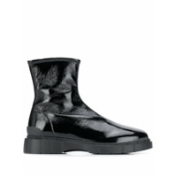 Car Shoe track sole ankle boots - Preto