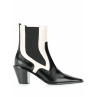 Casadei Ankle boot color block - Preto