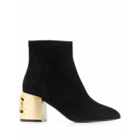 Casadei Ankle boot com salto 75mm - Preto