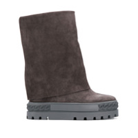 Casadei Ankle boot flat - Cinza