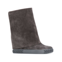 Casadei Bota cano curto - Cinza