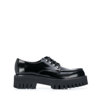 Casadei chunky lace-up shoes - Preto
