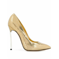 Casadei Sacrpin Blade com tachas - Dourado