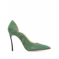 Casadei Scarpin com lateral ondulada - Verde