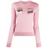 Chiara Ferragni Blusa mangas longas - Rosa