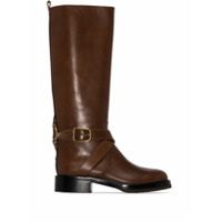 Chloé Bota de couro - Marrom