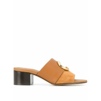 Chloé Mule de camurça - Marrom