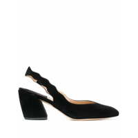Chloé Sapato com detalhe ondulado - Preto