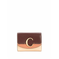 Chloé tri-fold wallet - Marrom