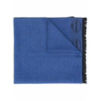 Church's Echarpe com estampa de logo - Azul