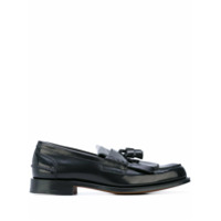 Church's Mocassim de couro com tassel - Preto
