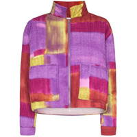 Collina Strada quilted patchwork jacket - Roxo