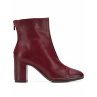 Del Carlo Ankle boot de couro - Vermelho