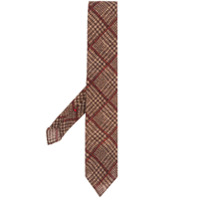 Dell'oglio Gravata xadrez Glen - Marrom