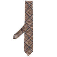 Dell'oglio Gravata xadrez Glen - Marrom