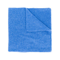 Dell'oglio short fine knit scarf - Azul