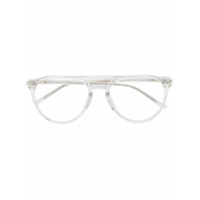 DKNY round frame glasses - Branco