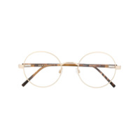 DKNY round frame glasses - Dourado