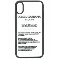 Dolce & Gabbana Capa para iPhone X - Preto