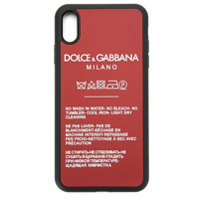 Dolce & Gabbana Capa para iPhone 'XS Max' - Preto