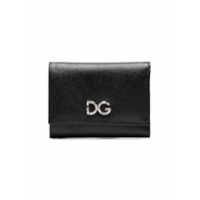Dolce & Gabbana Carteira de couro 'DG' - Preto