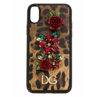 Dolce & Gabbana Case para 'iPhone X' - Preto