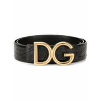Dolce & Gabbana Cinto com logo DG - Preto
