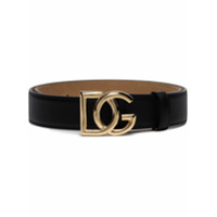 Dolce & Gabbana Cinto com logo DG - Preto