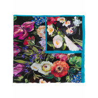 Dolce & Gabbana floral print scarf - Preto