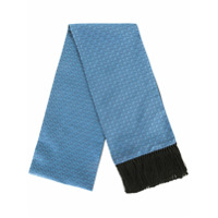 Dolce & Gabbana fringed silk scarf - Azul