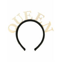 Dolce & Gabbana Hairband 'Queen' - Preto