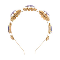 Dolce & Gabbana Headband com cristais roxo