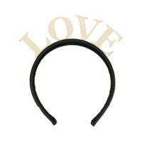 Dolce & Gabbana Headband 'Love' - Preto