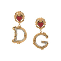Dolce & Gabbana Par de brincos D&G - Dourado