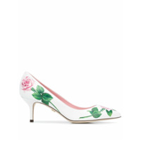 Dolce & Gabbana Scarpin floral - Branco
