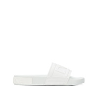 Dolce & Gabbana Slide com logo - Branco