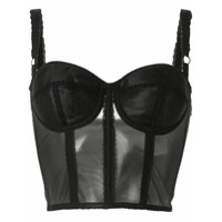 Dolce & Gabbana Top com corset - Preto