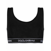 Dolce & Gabbana Underwear Sutiã com logo - Preto