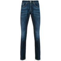 Dondup Calça jeans slim cintura alta - Azul