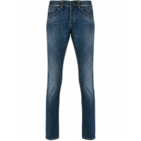 Dondup Calça jeans slim cintura alta - Azul