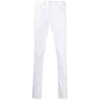 Dondup Calça jeans slim com cinto - Branco