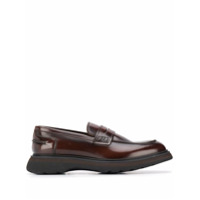 Doucal's glossed loafers - Marrom